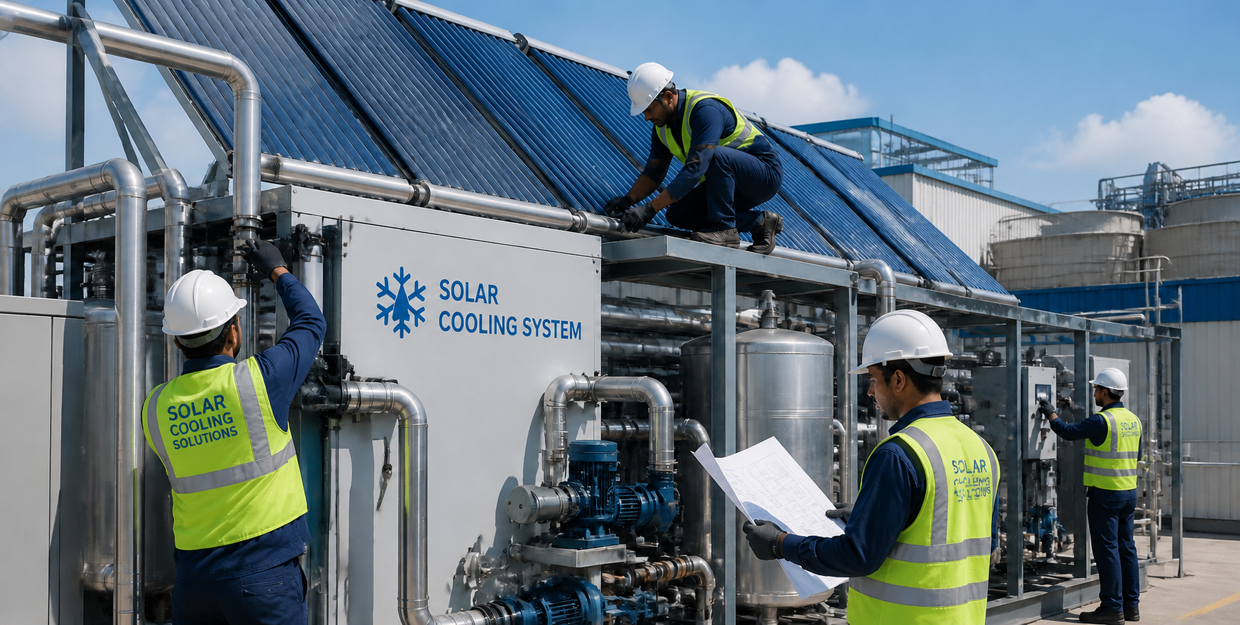 Solar cooling systems image