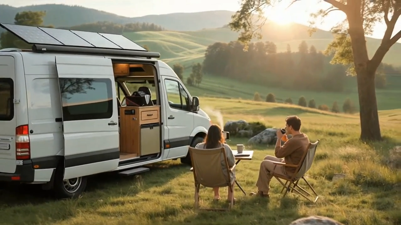 Solar-powered travel and outdoor living